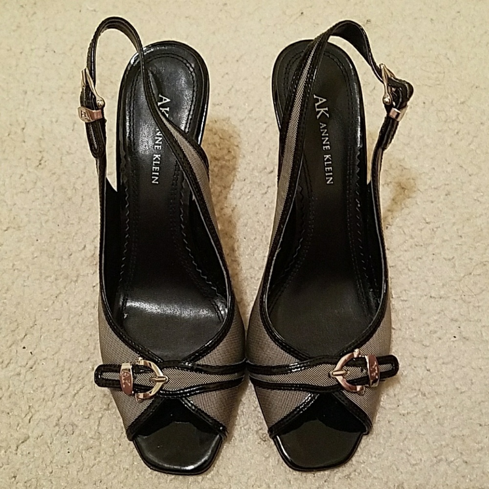 Anne Klein open toe heels